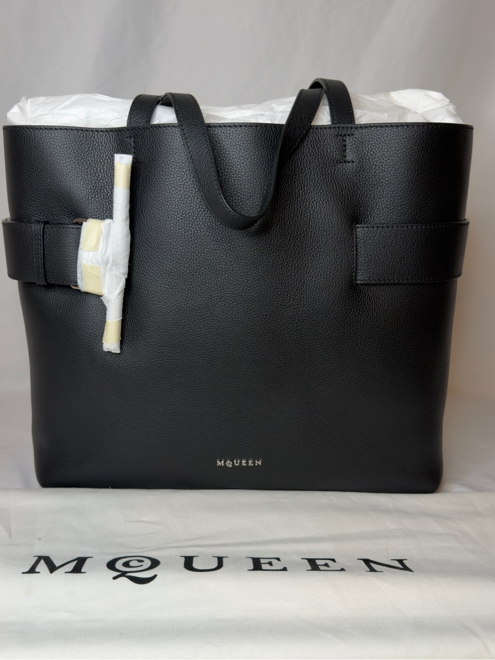 Alexander McQueen T-Bar Sling Shopper NWT 813532